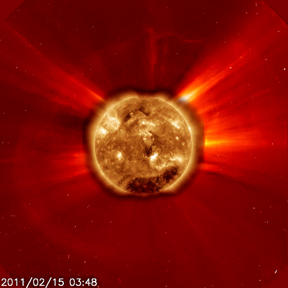 Mega Solar Flare Fuels Earthly Disruption and Light Shows